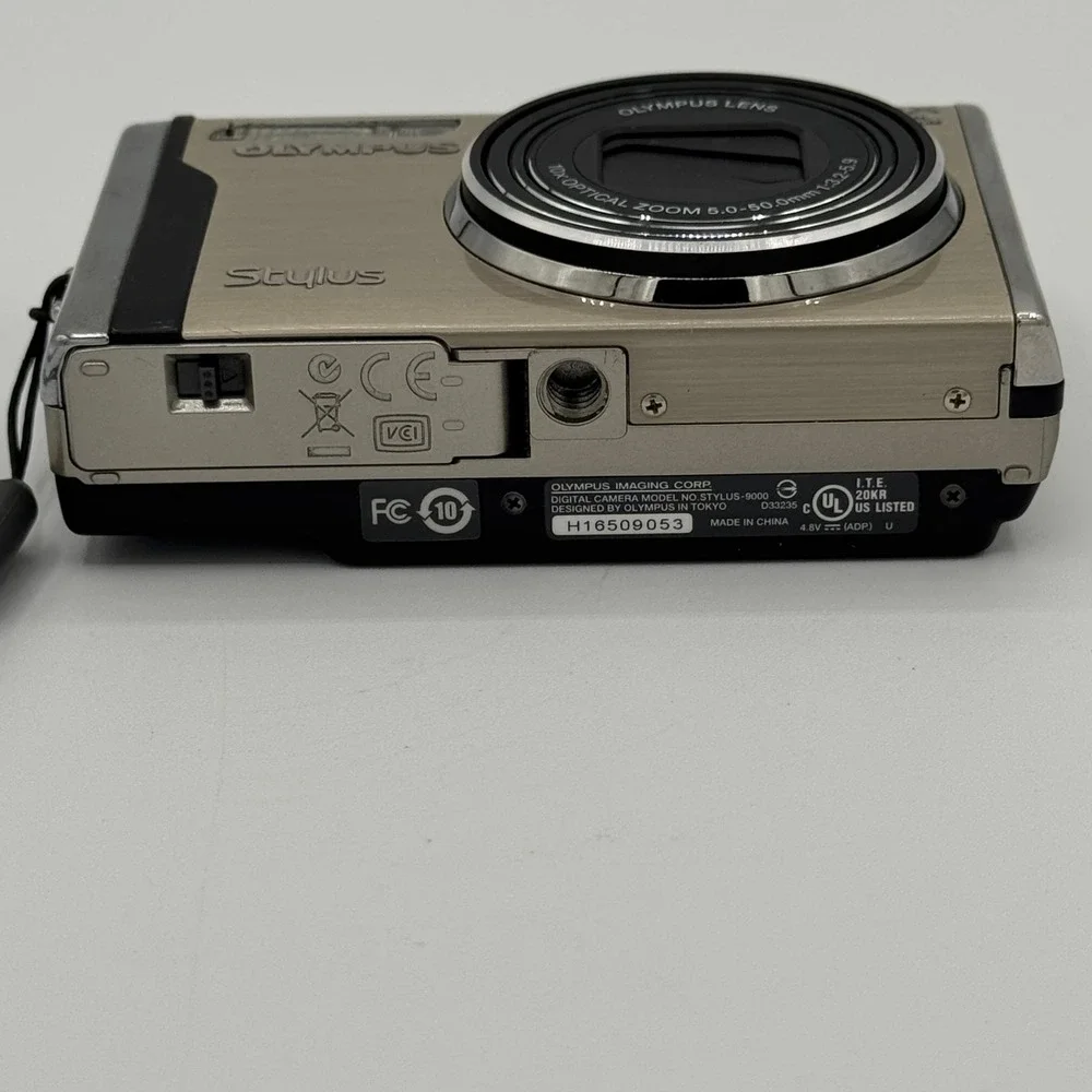 Olympus Stylus 9000 Digital Camera 12MP 10x Optical Wide Zoom Gold Champagne